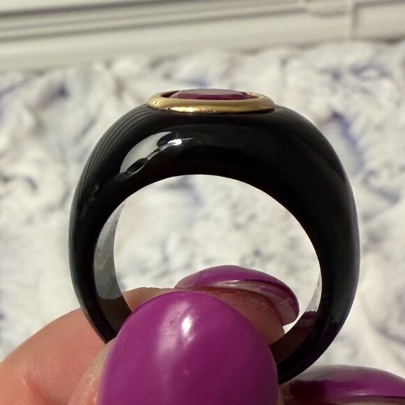 Clyde Duneier CID 14K Yellow Gold Ruby Ring - Picture 3 of 4